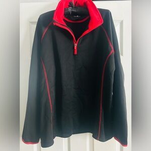 The Weather Co. Mens XLarge Half Zip fleece lined pullover